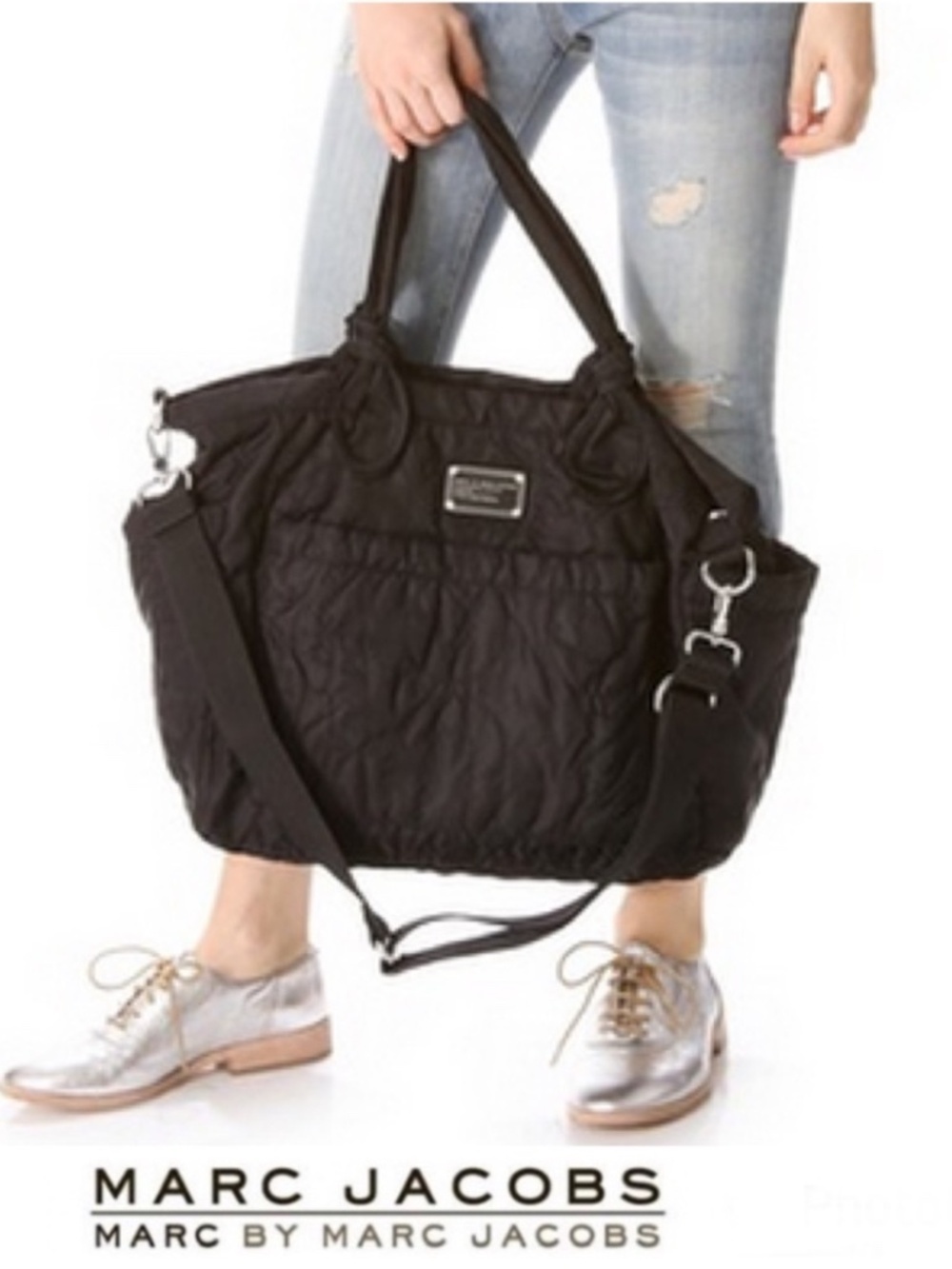 Marc by Marc Jacobs Eliz-a-baby Nylon Baby Bag Black